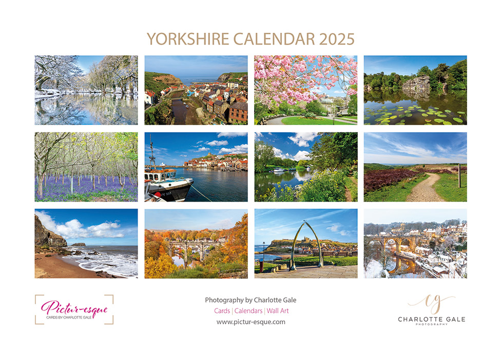 Yorkshire 2025 Wall Calendar by Charlotte Gale Photography